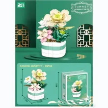 ساختنی 329 تکه ضد بی مدل گلدان گلهای تابستانی کد 88057A