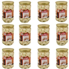 ترشی سیر مروارید انتخاب - 640 گرم بسته 12 عددی