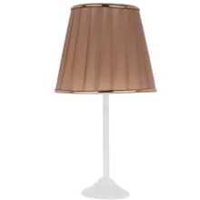آباژور رومیزی نورهام مدل NHM-WHITESILVERY-15