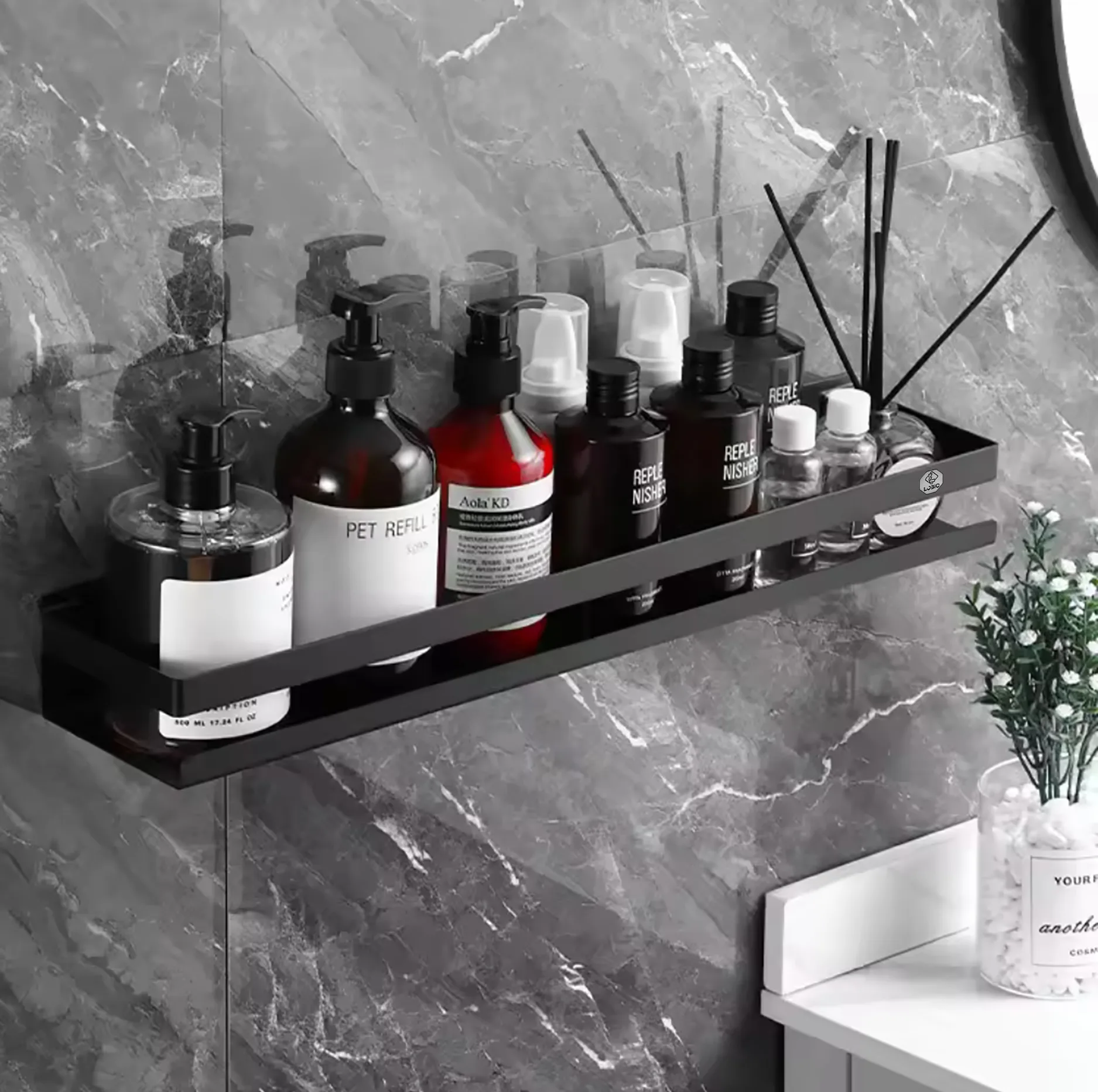 شلف دیواری لوبیک مدل shelf-anti rust