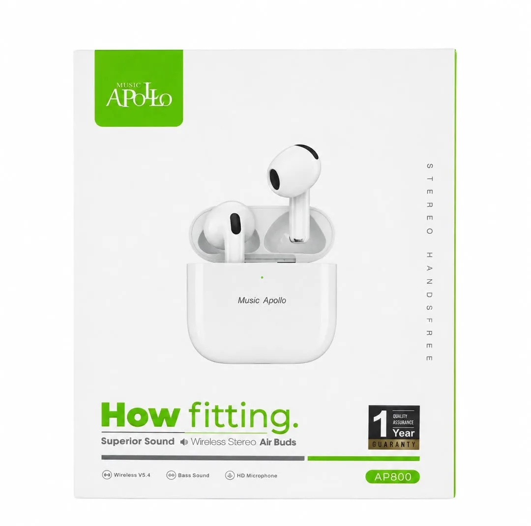 هدفون موزیک آپولو مدل AP-EARBUDS 800