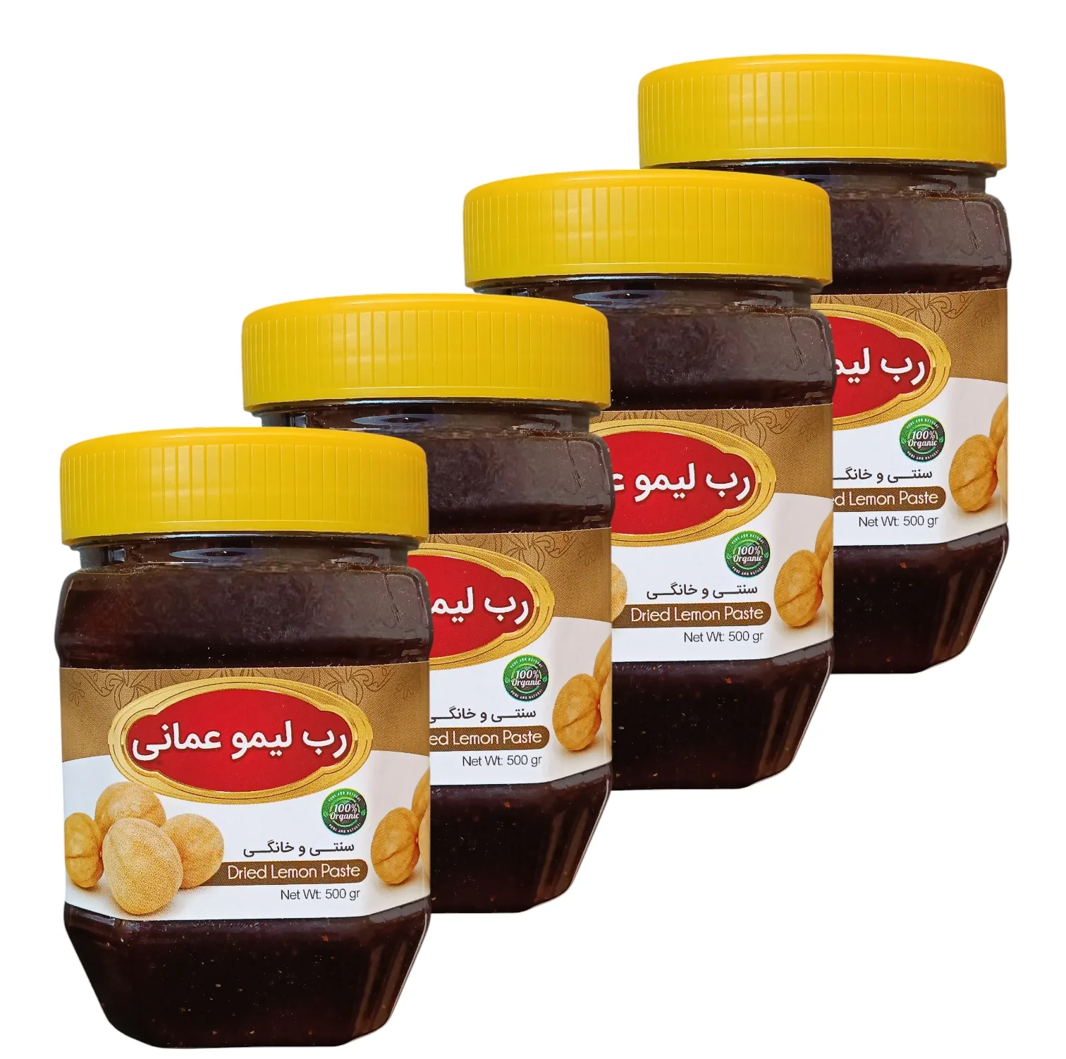 رب لیمو عمانی سنتی جالینوس - 450 گرم بسته 4 عددی