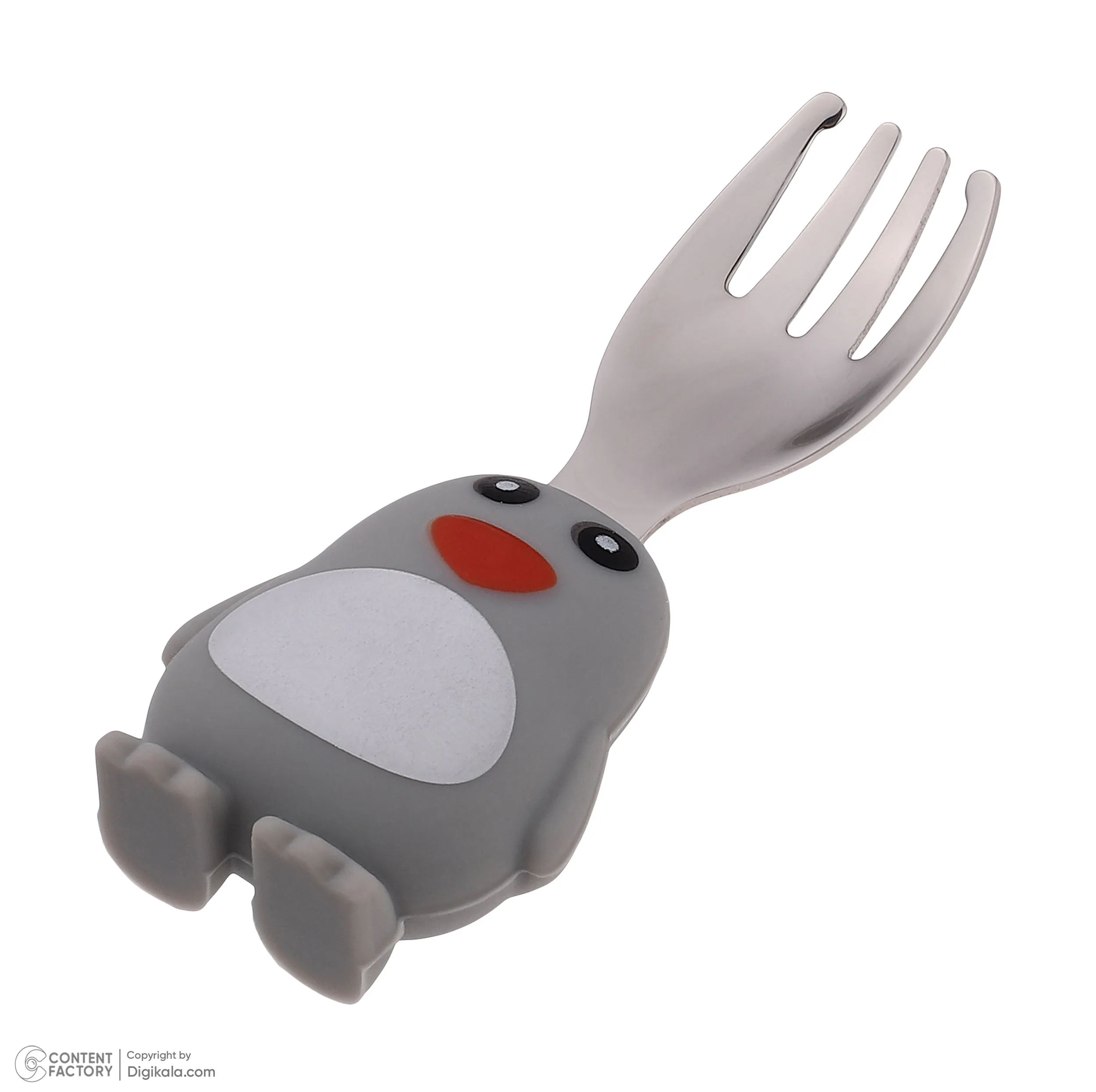 قاشق و چنگال کودک مدل Penguin بسته 2 عددی