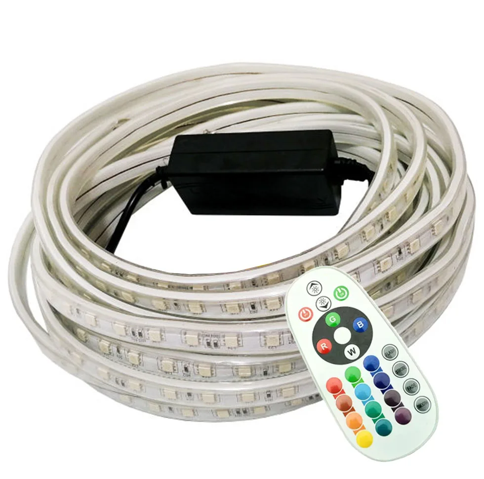 ریسه ال ای دی مدل شلنگی RGB طول 3 متر به همراه ریموت