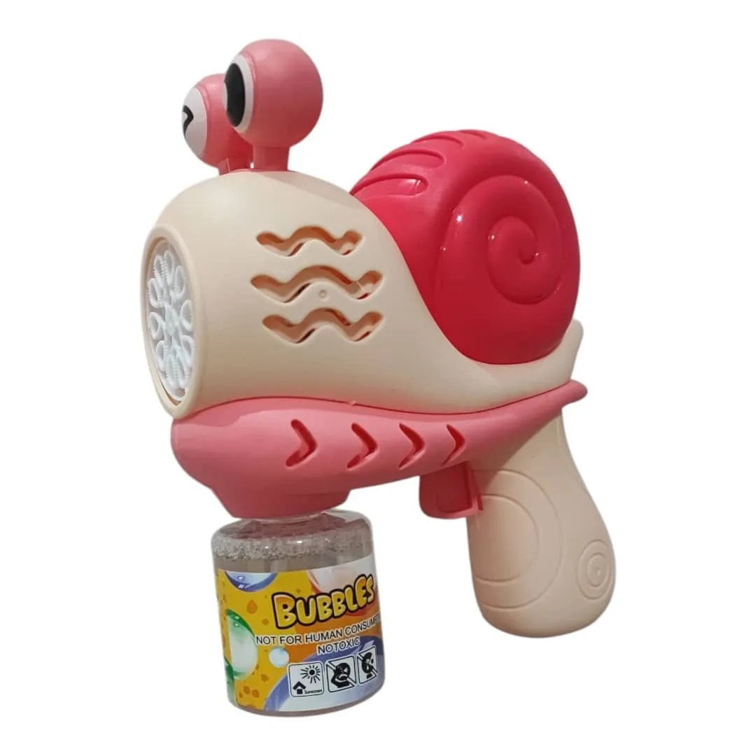 حباب ساز مدل تفنگی مخزن دار شارژی طرح حلزونی کد SNAIL GUN 123