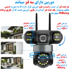 دوربین مداربسته تحت شبکه سیمکارتی مدل V612