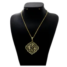 گردنبند زنانه دلی جم طرح پرنده کد D 326