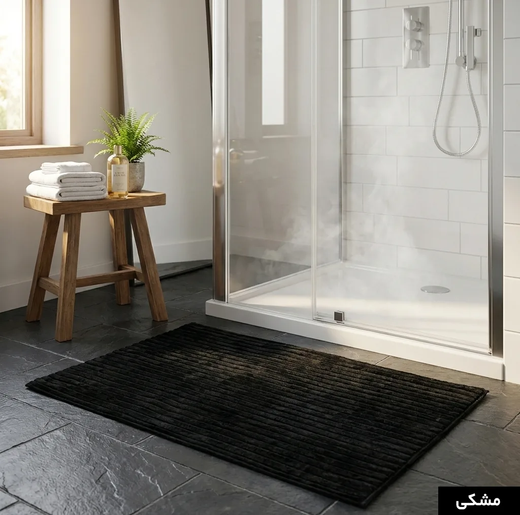 پادری وینوما مدل سرویس بهداشتی و حمام 4 لایه مخمل ویژه سایز 70x45 سانتیمتر مناسب برای فضای داخلی