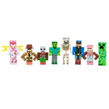 فیگور مدل ماینکرافت طرح Village &Pillage  ارتفاع 7 سانتی‌متر مجموعه 8 عددی