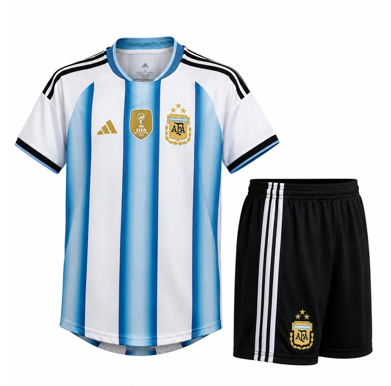 ست تیشرت و شلوارک ورزشی پسرانه مدل GS-M-World Cup-317982