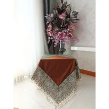 رومیزی قلمکار مدل عیدانه B-100