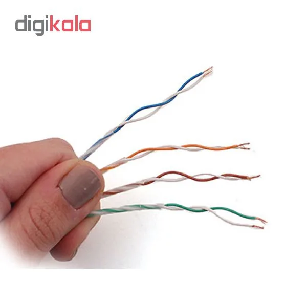 سیم تلفن رانژه مدل WIRE2-B100 بسته 100 متری