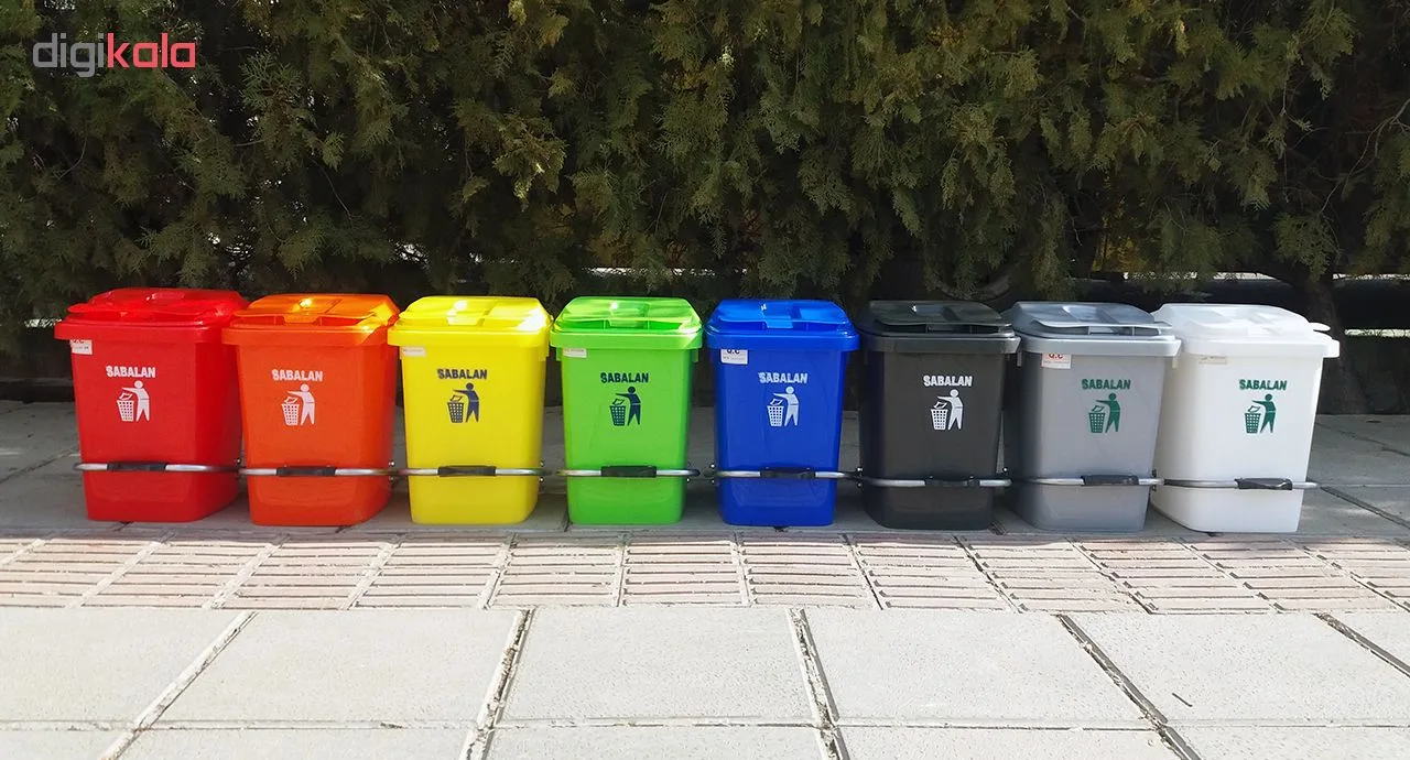 سطل زباله اداری سبلان کد 208/1 ظرفیت 40 لیتر