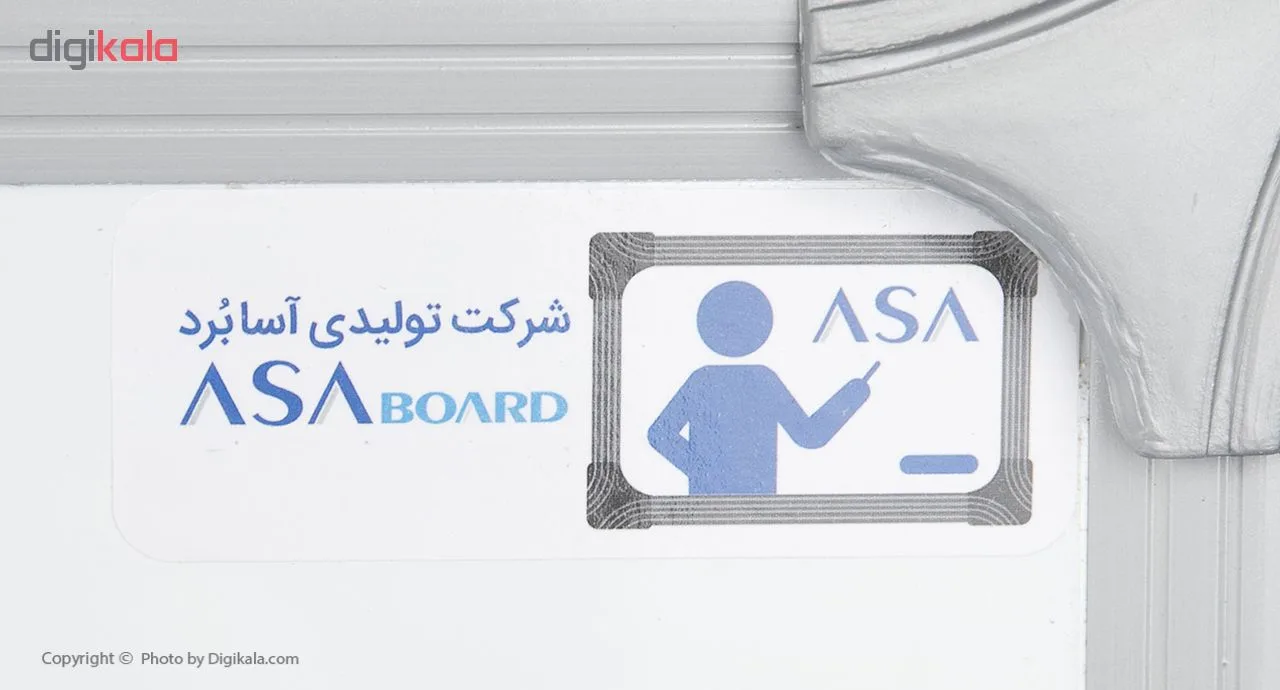 تخته وایت برد مغناطیسی آسا بُرد مدل آلفا سایز 80×100 سانتی متر