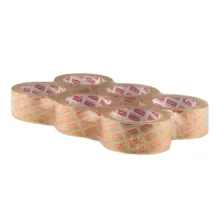 چسب نواری تاپ رول مدل کریستال عرض 5 سانتی متر بسته 6 عددی