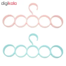 آویز شال و روسری مدل Circle Five بسته 2 عددی
