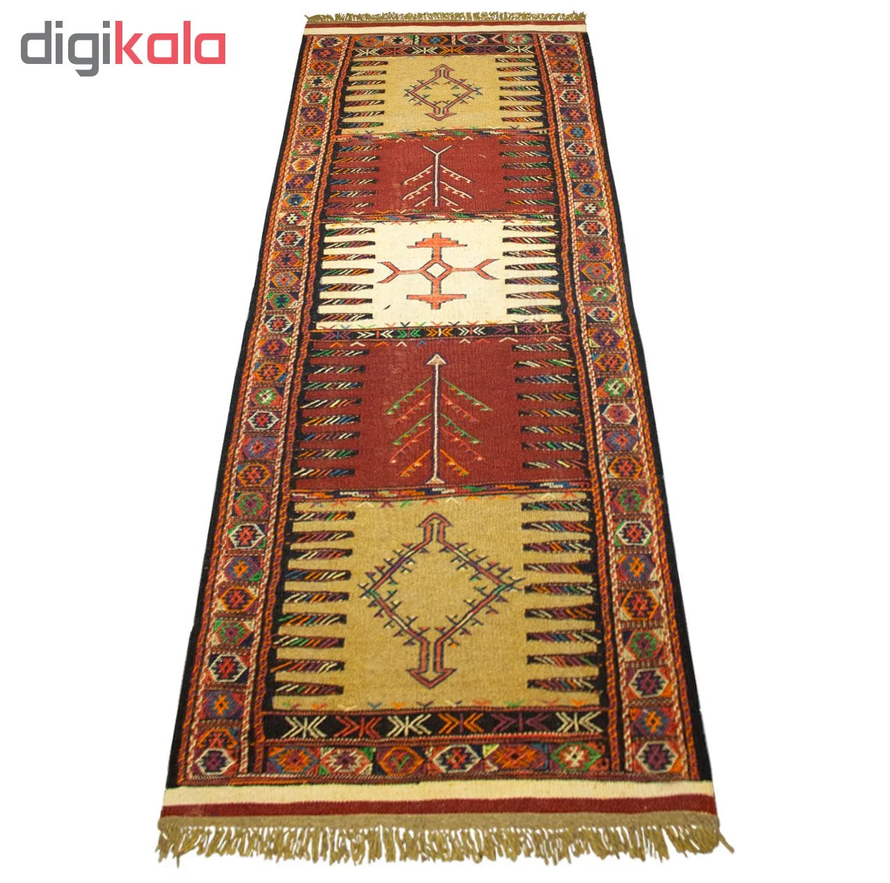 گلیم دستبافت دو متری کد 980764