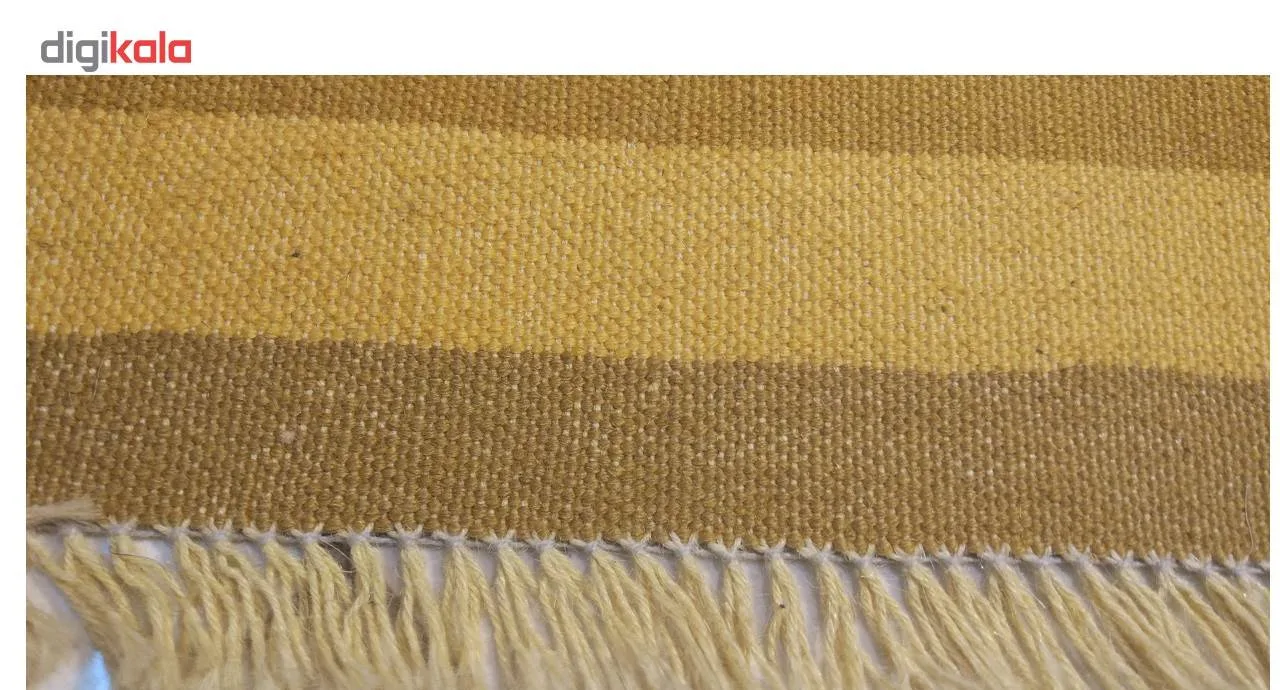 گلیم دستبافت یک و نیم متری نرمین کسا طرح سنتی کد NKP.B 110