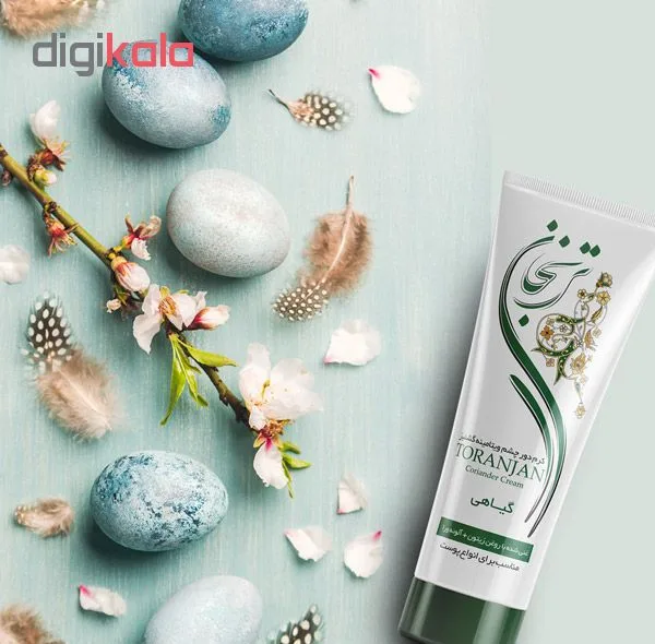 کرم دور چشم روز ترنجان مدل Coriander حجم 50 میلی لیتر بسته 4 عددی