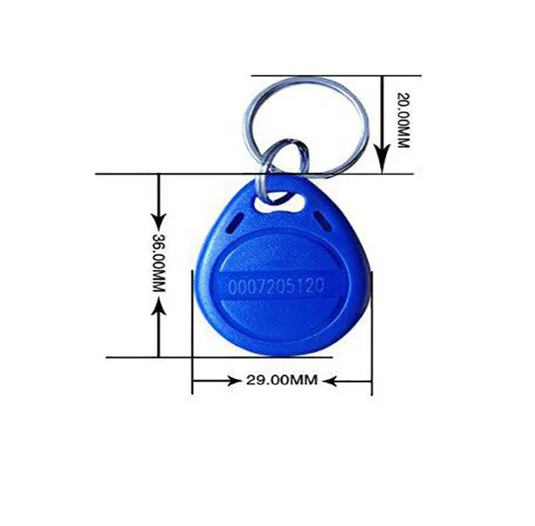 تگ جاسوئیچی RFID مدل 125K بسته 100 عددی