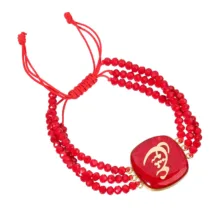دستبند زنانه دانژه طرح عشق کد ZDNM44T4021