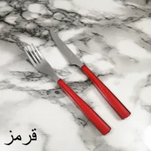 کارد و چنگال میوه خوری 12 پارچه ام جی مدل ROMANTIC
