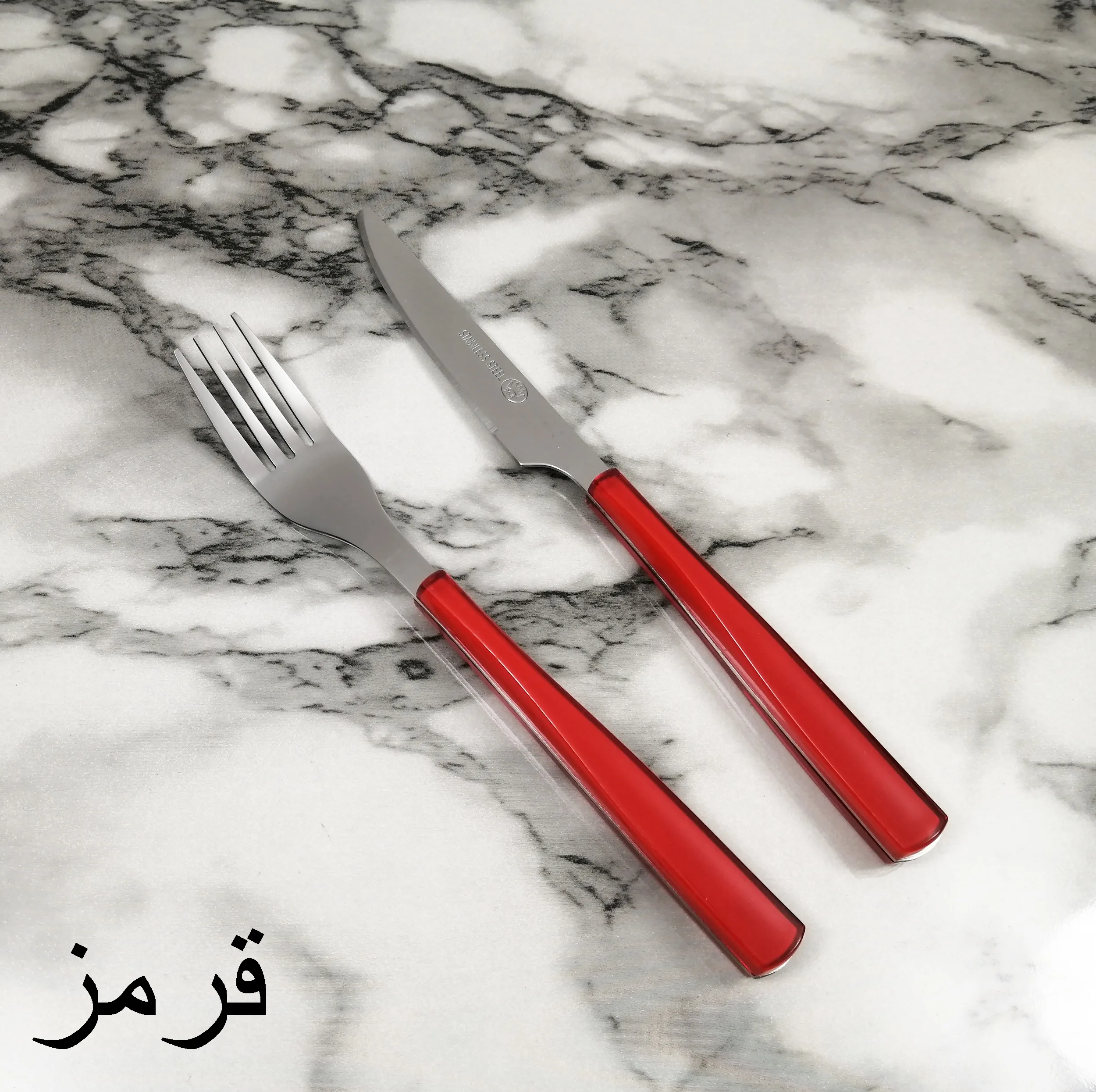 کارد و چنگال میوه خوری 12 پارچه ام جی مدل ROMANTIC