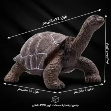 فیگور مدل لاکپشت زمینی ارتفاع 8 سانتی متر