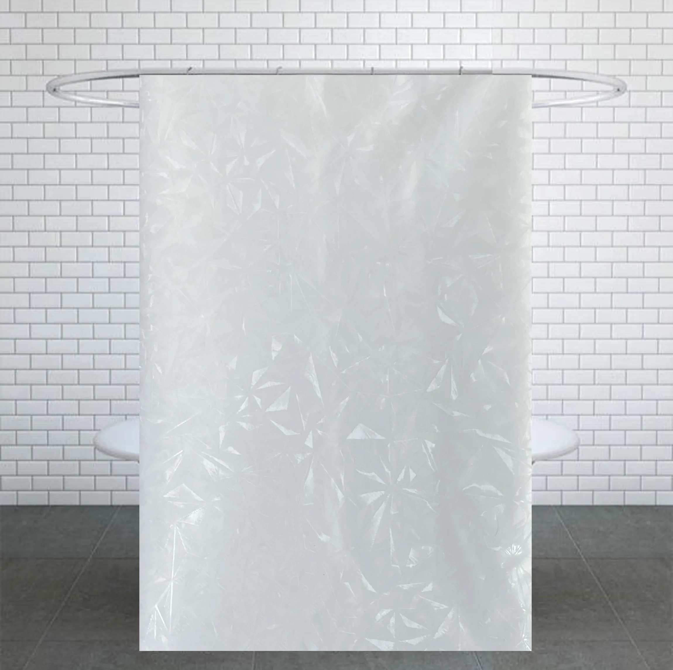 پرده حمام کد PH374 سایز 180x200 سانتی متر