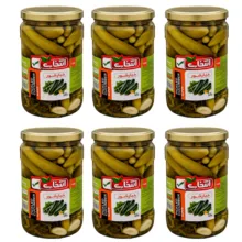 خیار شور ویژه انتخاب – 640 گرم بسته 6 عددی