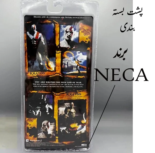 فیگور نکا طرح God of war kratos کد 49301 ارتفاع 20 سانتیمتر