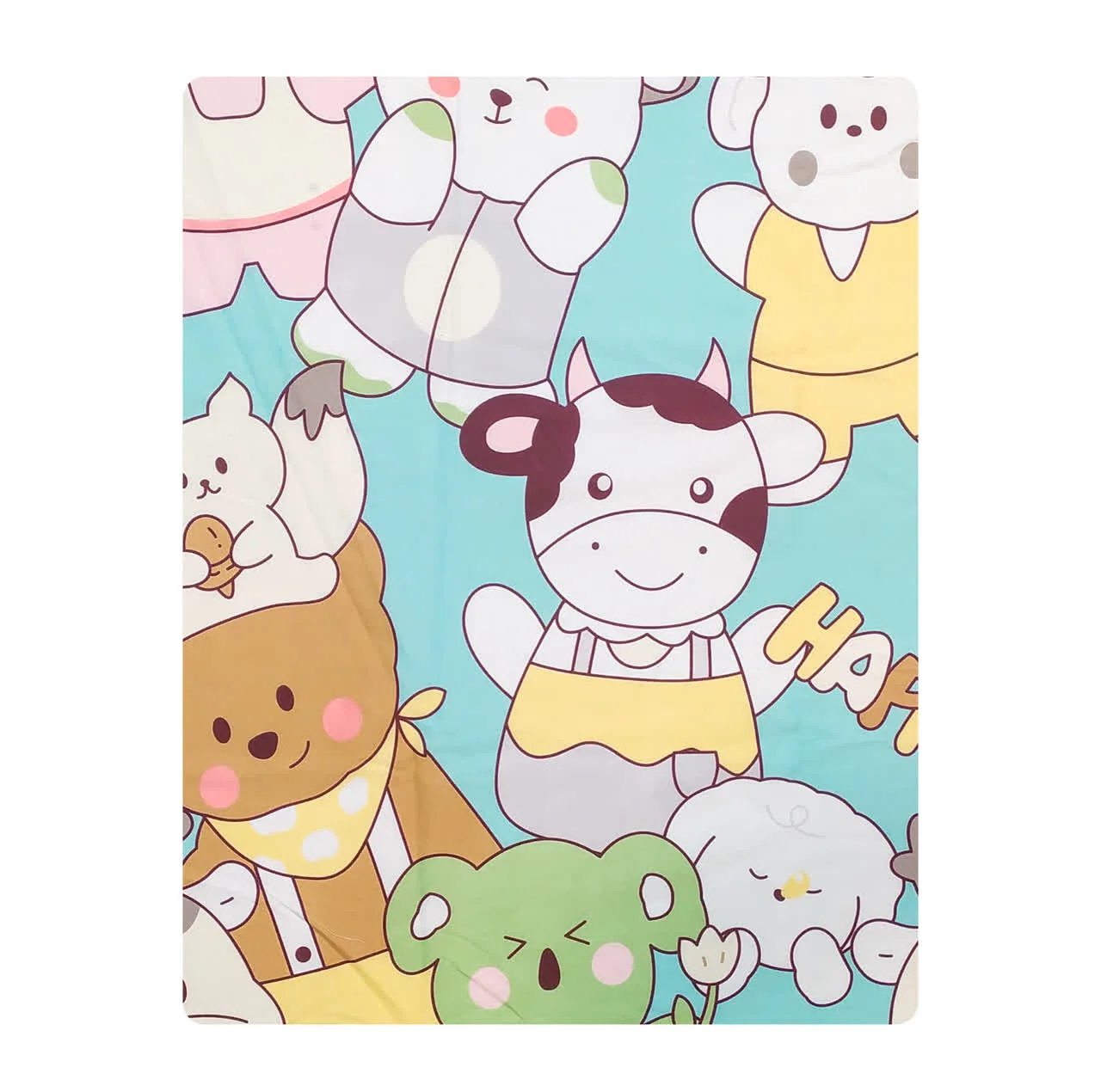 ملحفه کودک آدنو مدل Happy کد FI57 سایز 100x150 سانتی متر