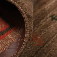 گبه دستباف یک متری طرح قشقایی کد 4040426