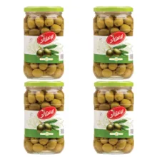 زیتون شور ممتاز بیدستان - 670 گرم بسته 4 عددی