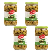زیتون شور ویژه بیدستان - 670 گرم بسته 4 عددی