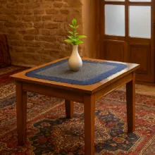 رومیزی ترمه مدل قلاب بافی آسمان