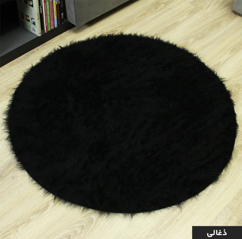 پادری هیراد هوم فرنشینگ طرح خز فانتزی سایز 110×110 سانتی متر