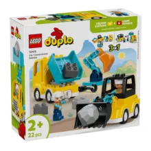 لگو 22 تکه سری دوپلو مدل Construction Vehicles کد 10475