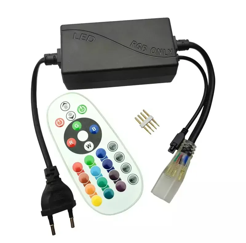 ریسه ال ای دی مدل شلنگی RGB طول 3 متر به همراه ریموت