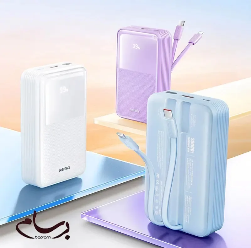 پاوربانک ریمکس مدل RPP-21 ظرفیت 20000 میلیآمپر ساعت