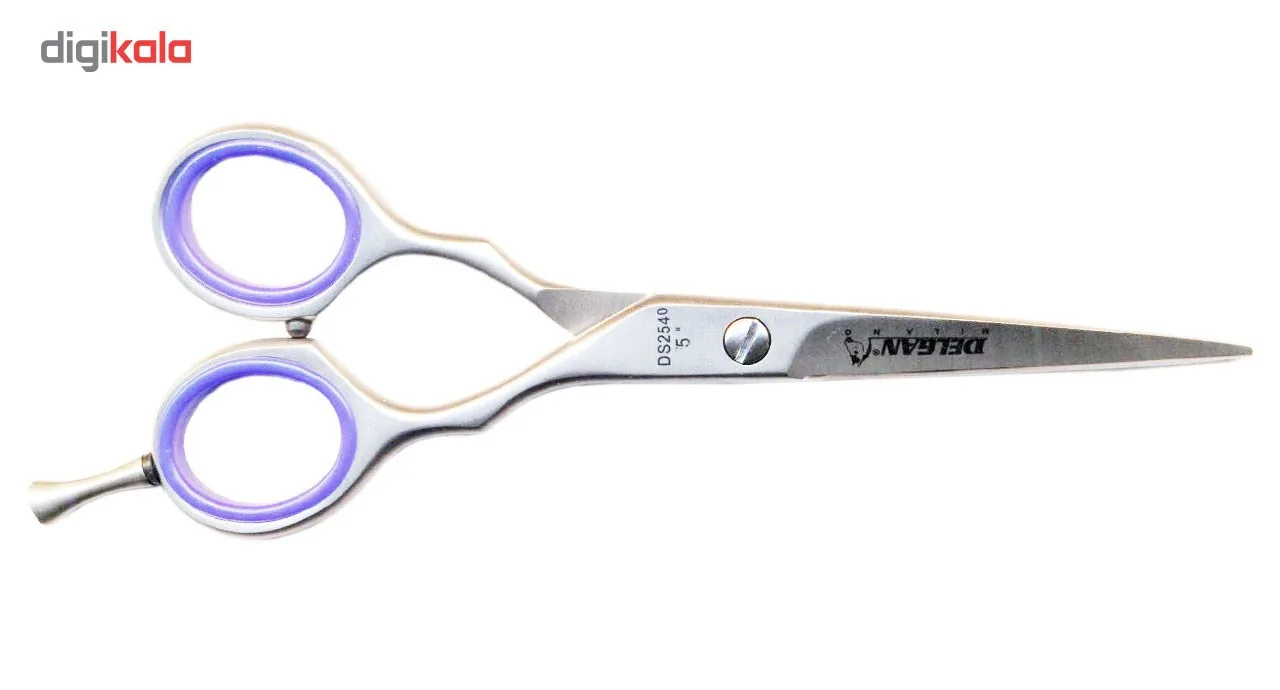 قیچی حرفه ای آرایشگاهی دلگان مدل DS2540