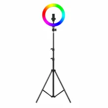 رینگ لایت مدل MJ26-RGB به همراه پایه