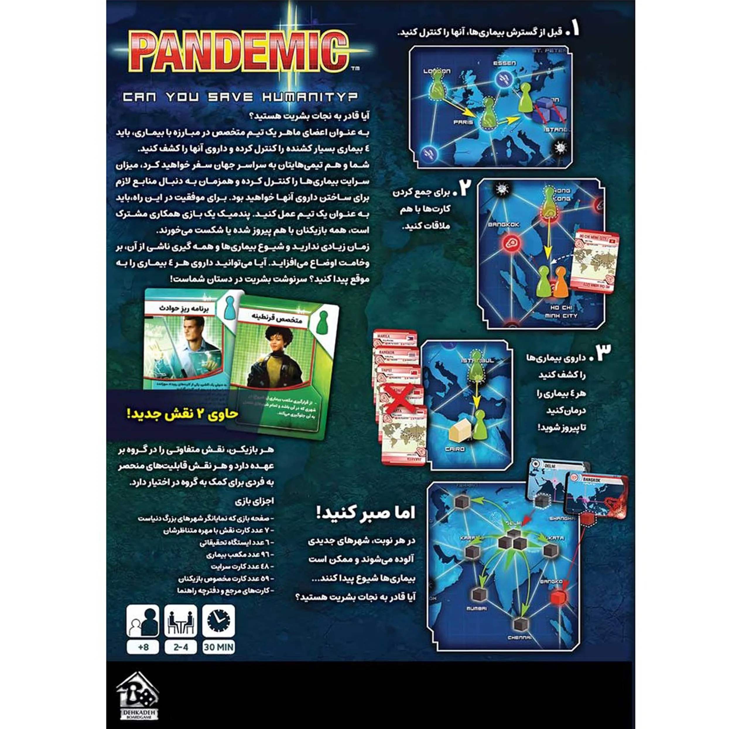 بازی فکری مدل پندمیک Pandemic
