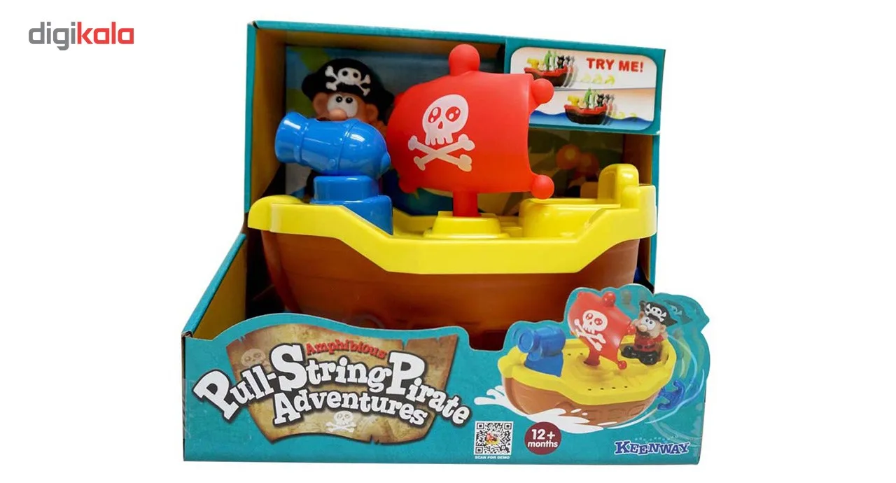 قایق اسباب بازی کین وی مدل Pull String Pirate 12275