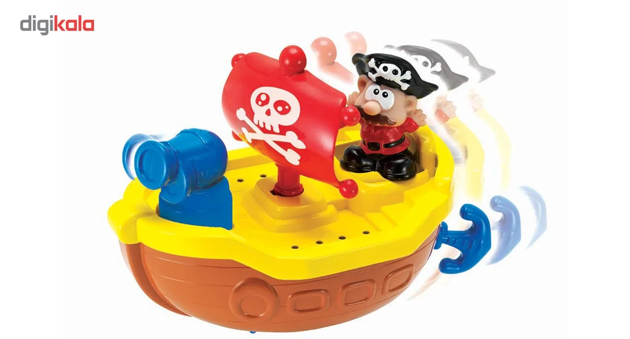 قایق اسباب بازی کین وی مدل Pull String Pirate 12275