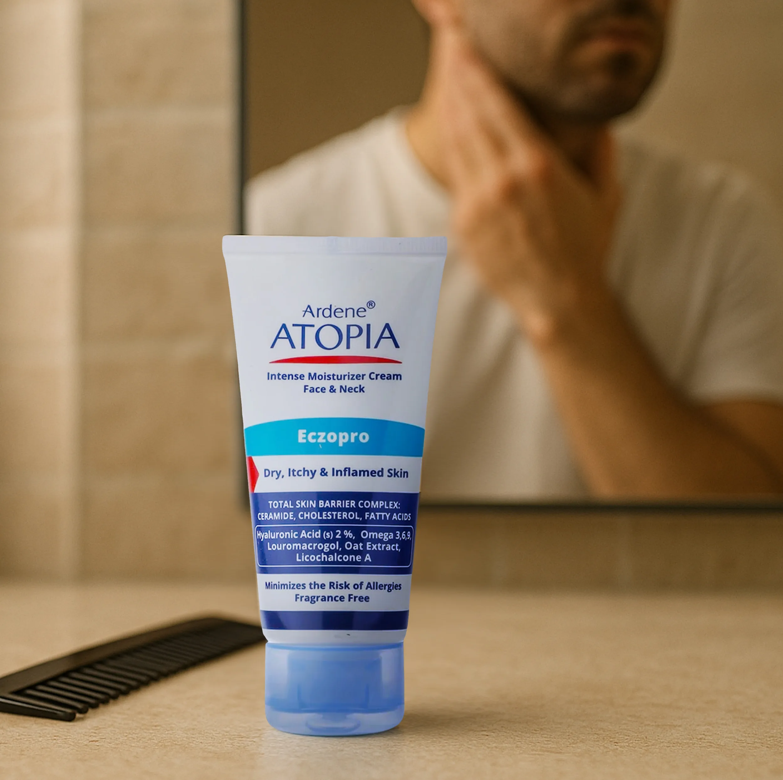 کرم مرطوب‌کننده آردن آتوپیا مدل ECZOPRO حجم 50 میلی‌لیتر