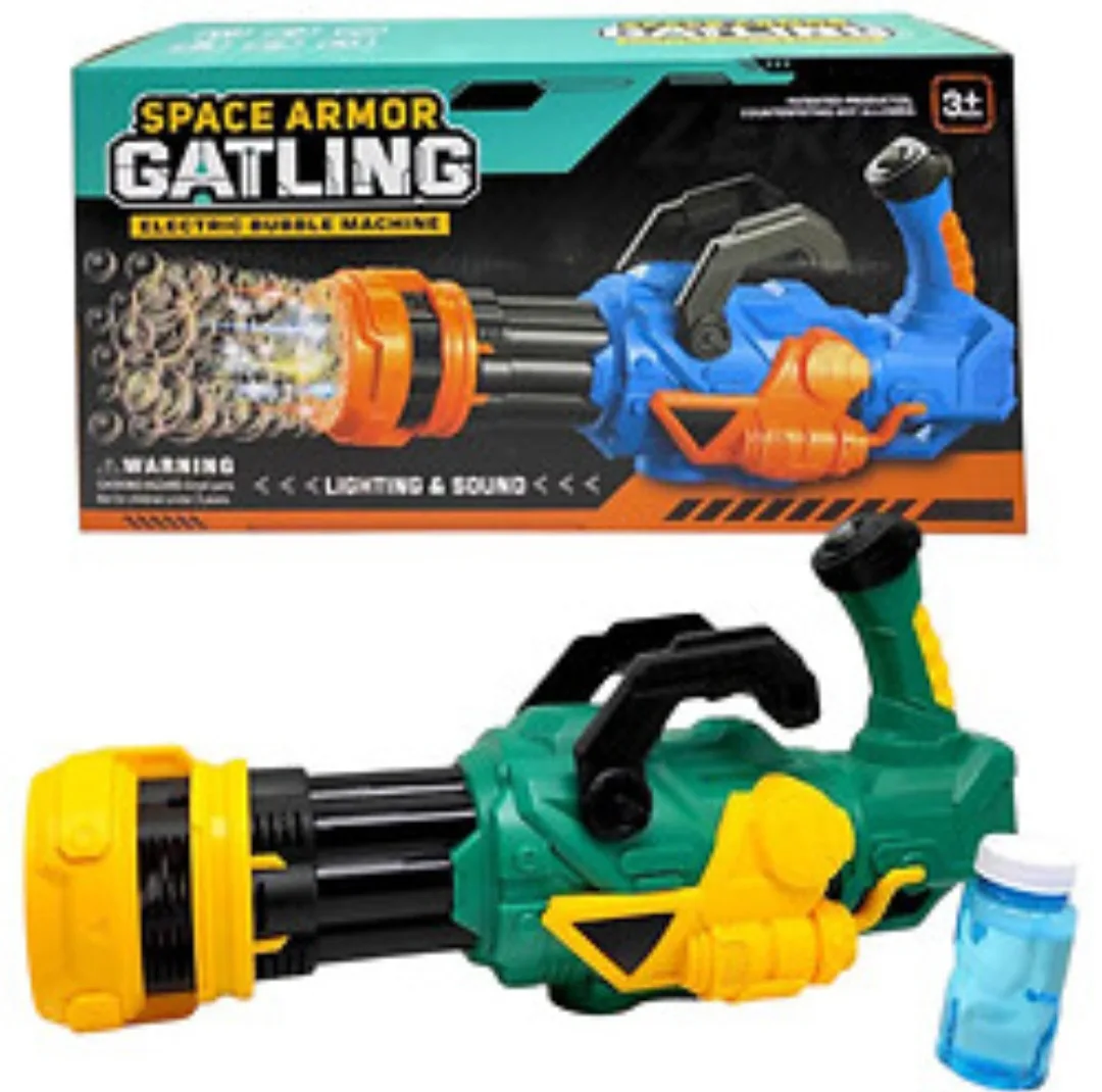 حباب ساز طرح تفنگ رگباری مدل Space Armor GATLING