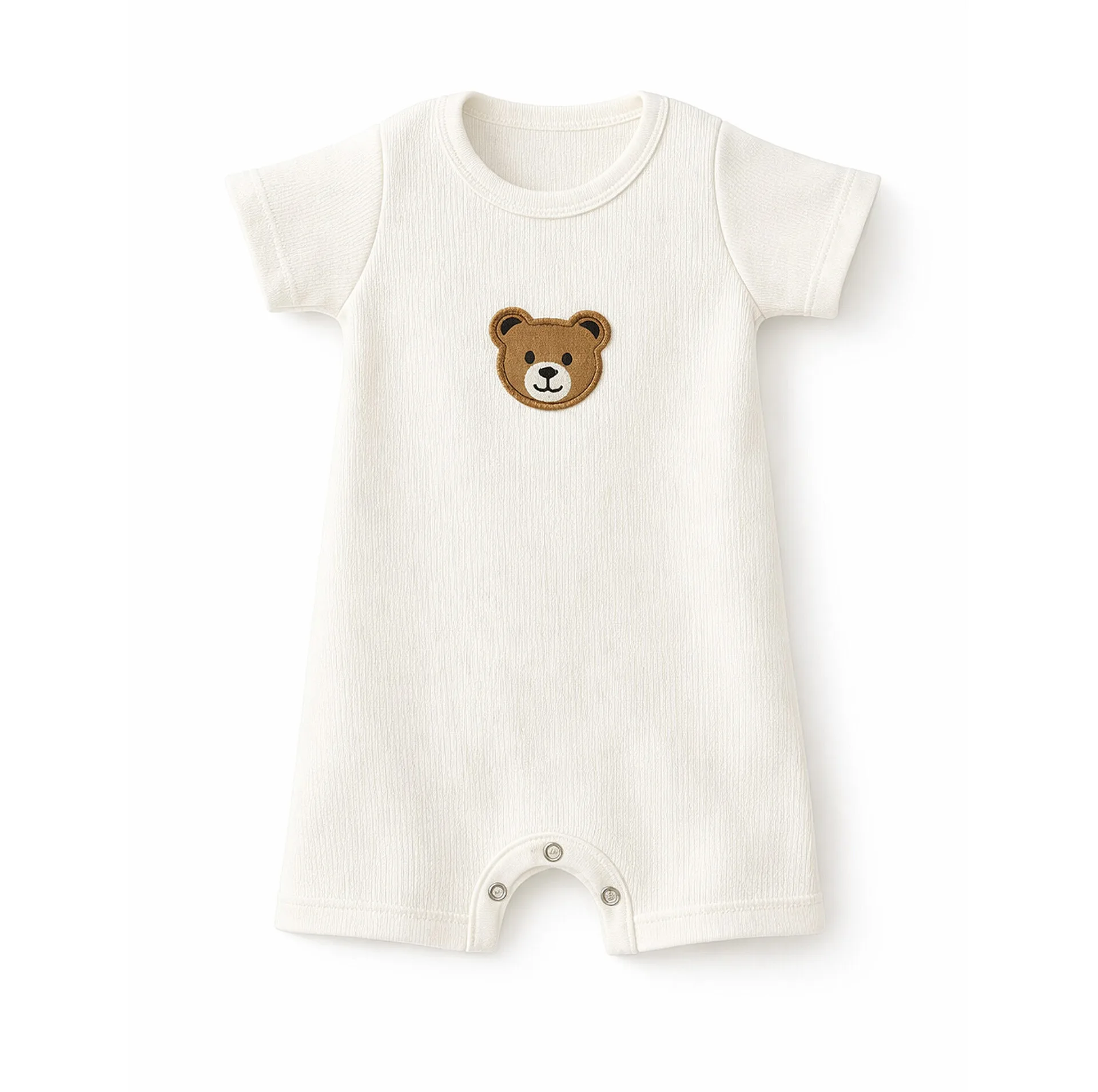 رامپر نوزادی مدل پنبه‌ای Teddy کد 001