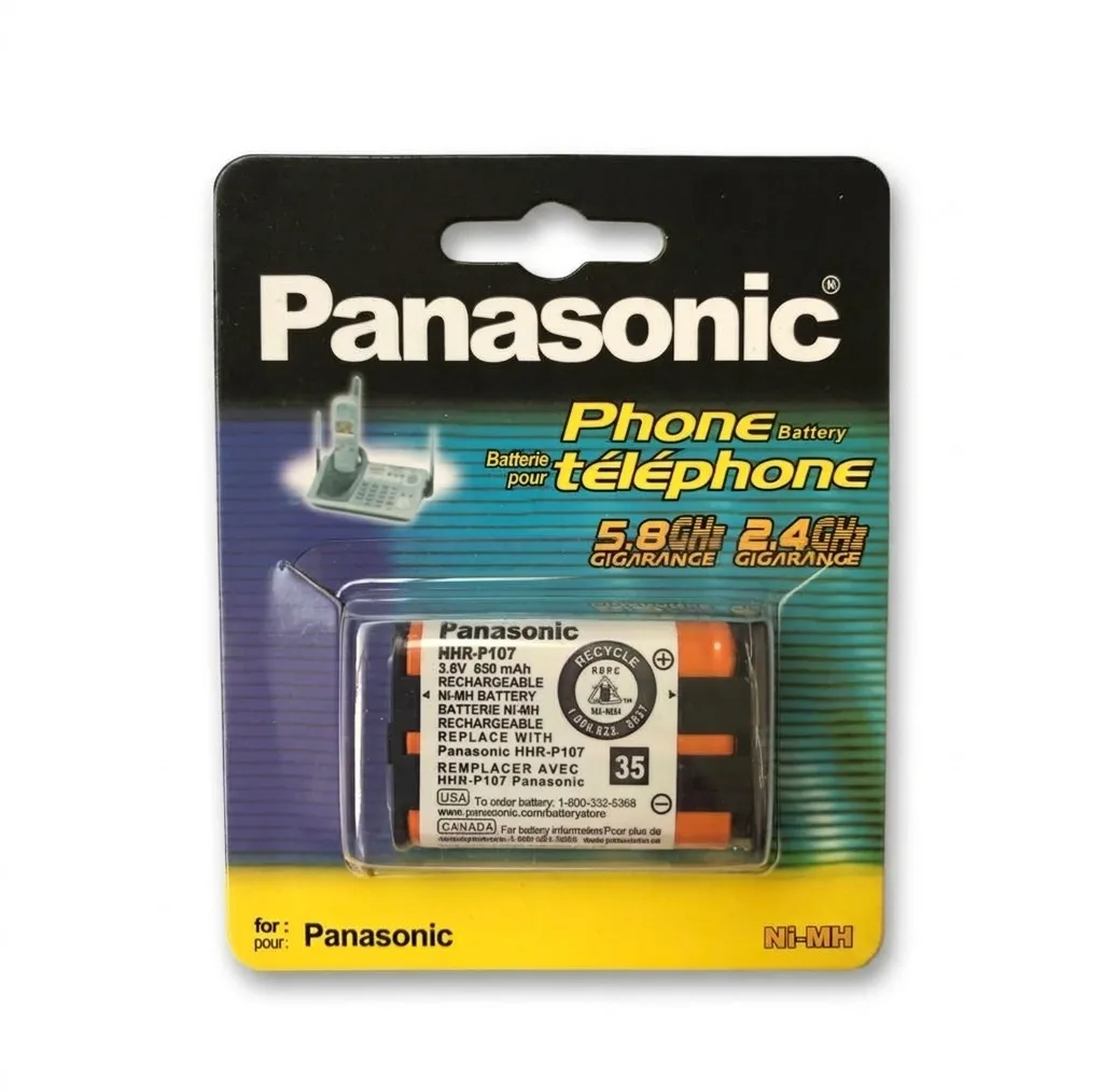 باتری تلفن بی سیم پاناسونیک مدل P-P107