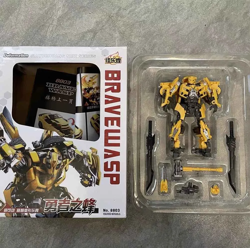 اکشن فیگور مدل ترنسفورمر بامبلبی طرح Transformer Bumblebee 8803 ارتفاع 18 سانتیمتر